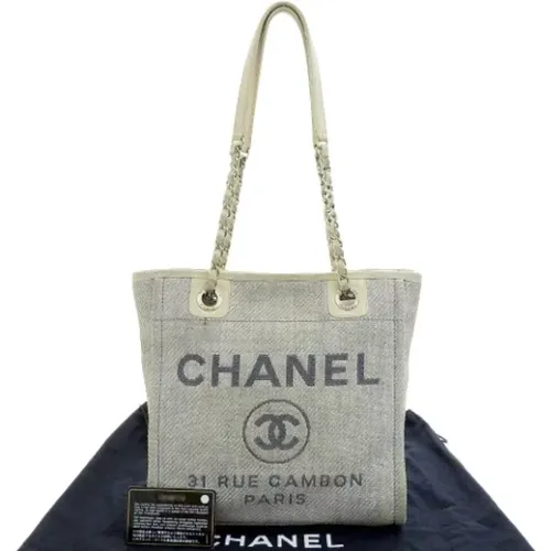 Pre-owned Canvas chanel-bags , female, Sizes: ONE SIZE - Chanel Vintage - Modalova