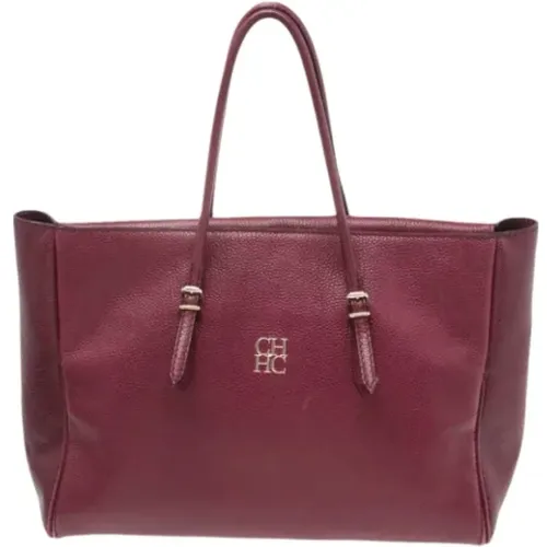 Pre-owned Leder schultertasche - Carolina Herrera Pre-owned - Modalova