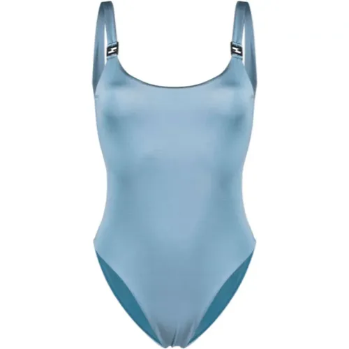 Light Scoop-Neck Swimsuit , female, Sizes: 2XS, XS - Fendi - Modalova