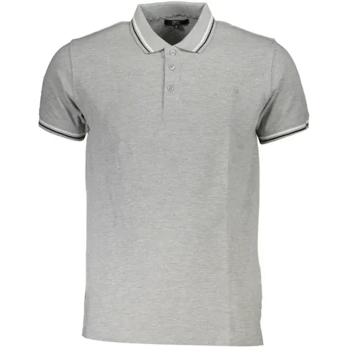 Besticktes Poloshirt mit Kontrastdetails , Herren, Größe: L - Cavalli Class - Modalova