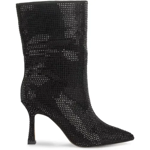 Ankle boot sharp toe glitter , female, Sizes: 4 UK, 5 UK, 6 UK, 2 UK - Alma en Pena - Modalova