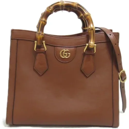 Pre-owned Leather handbags , female, Sizes: ONE SIZE - Gucci Vintage - Modalova