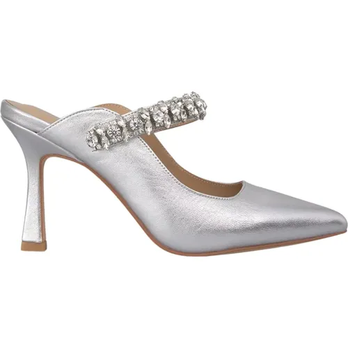 Stilvolle Mules mit Strass-Detail , Damen, Größe: 40 EU - Alma en Pena - Modalova