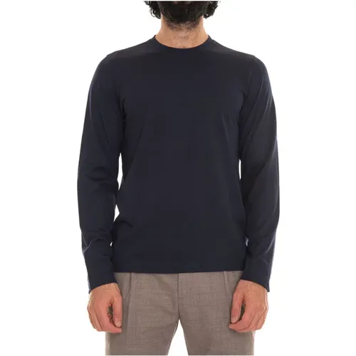 Wool Long Sleeve T-shirt , male, Sizes: L, M - Gran Sasso - Modalova