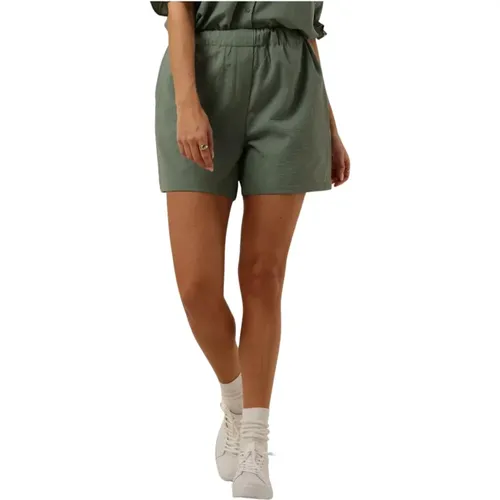 Grüne Shorts Huntleymd Stil , Damen, Größe: XL - Modström - Modalova