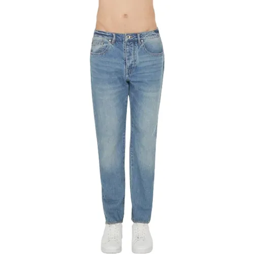 Blaue Hose mit schmaler Passform - Armani Exchange - Modalova