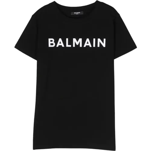 Schwarze T-Shirts und Polos Balmain - Balmain - Modalova