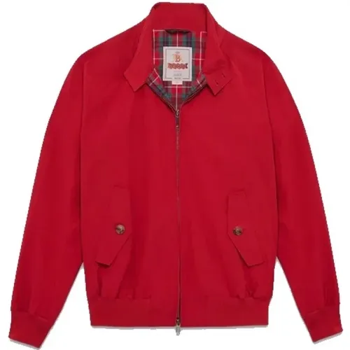 Klassische Harrington-Jacke in Chili Pepper , Herren, Größe: 2XS - Baracuta - Modalova