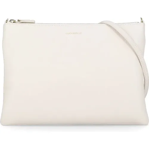 Ivory Pochette aus Kieselleder für Frauen - Coccinelle - Modalova