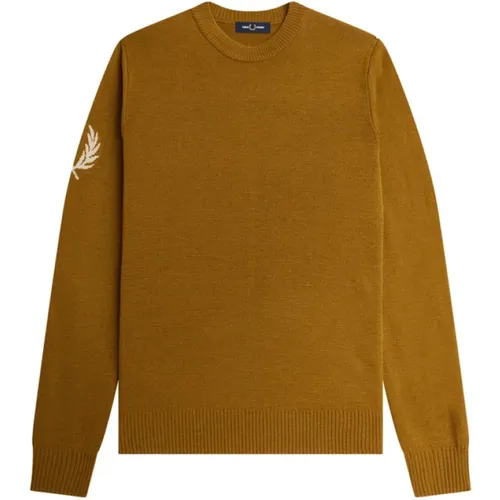 Knitted Crewneck Sweaters , male, Sizes: XL - Fred Perry - Modalova