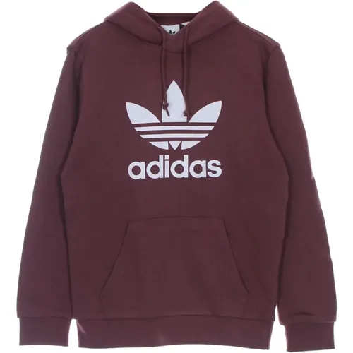 Leichter Kapuzenpullover mit Trefoil-Logo , Herren, Größe: XL - Adidas - Modalova