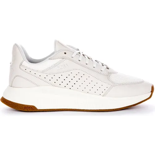 White Evo Runner Athletic Trainers , male, Sizes: 11 UK, 9 UK, 10 UK, 8 UK - Boss - Modalova