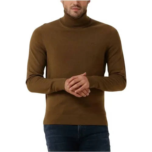 Superior Wool Turtle Neck Sweater , Herren, Größe: XS - Calvin Klein - Modalova