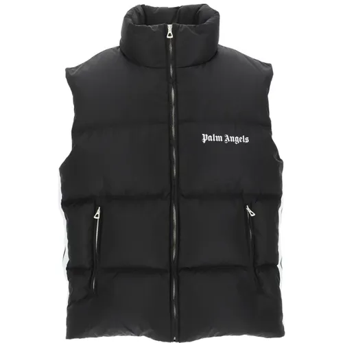 Classic Track Down Vest , male, Sizes: L - Palm Angels - Modalova