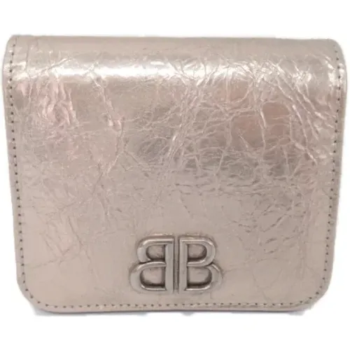 Pre-owned Leather wallets , female, Sizes: ONE SIZE - Balenciaga Vintage - Modalova