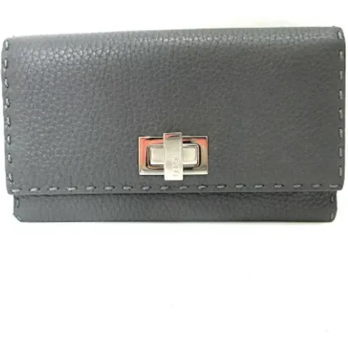 Pre-owned Leather wallets , female, Sizes: ONE SIZE - Fendi Vintage - Modalova