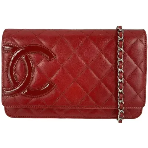 Pre-owned Leather crossbody-bags , female, Sizes: ONE SIZE - Chanel Vintage - Modalova