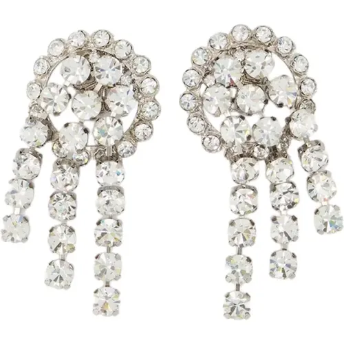 Crystal Cascade Earrings , Damen, Größe: ONE Size - Alessandra Rich - Modalova