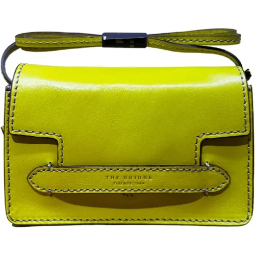 Lime & Gold Lucrezia Crossbody Bag , female, Sizes: ONE SIZE - The Bridge - Modalova