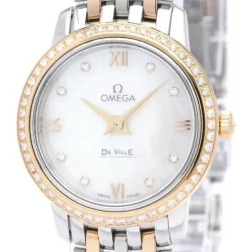 Pre-owned Stainless Steel watches , female, Sizes: ONE SIZE - Omega Vintage - Modalova