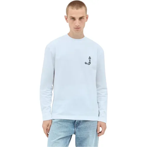 Merù Grafisch Besticktes Crewneck T-Shirt , Herren, Größe: L - Jacquemus - Modalova