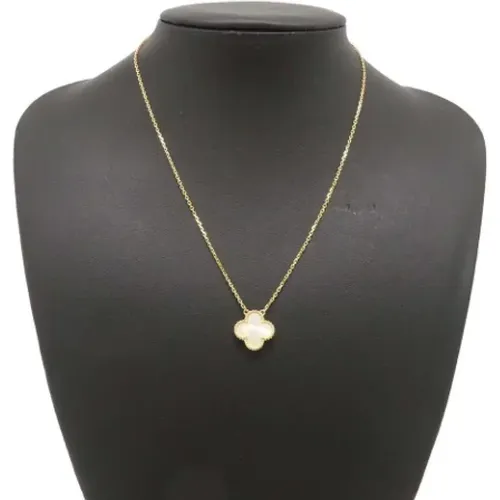 Pre-owned Gold necklaces , female, Sizes: ONE SIZE - Van Cleef & Arpels Pre-owned - Modalova