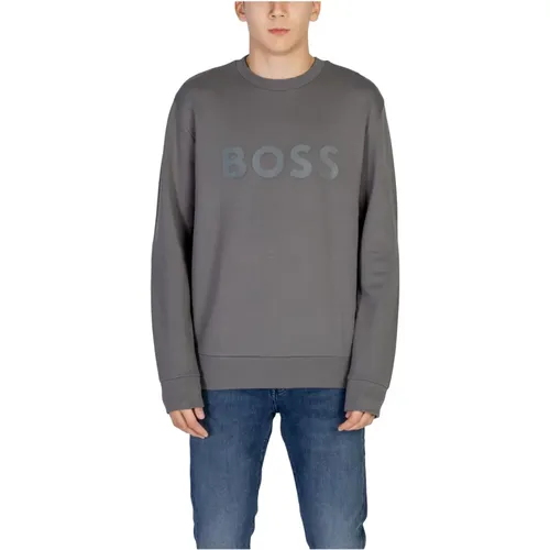 Herren Sweatshirt Herbst/Winter Kollektion Baumwollmischung , Herren, Größe: 2XL - Hugo Boss - Modalova