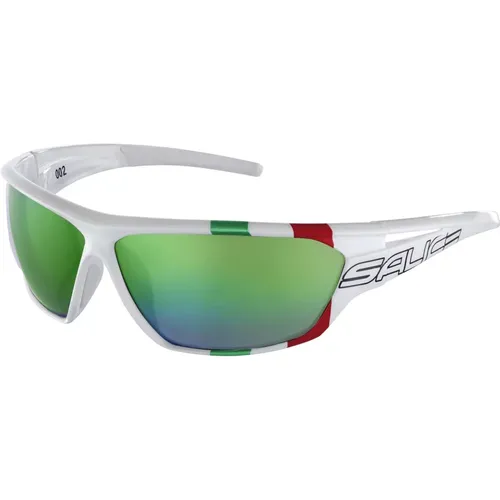 White/Rw Green Idro Cat Sunglasses , unisex, Sizes: ONE SIZE - Salice - Modalova
