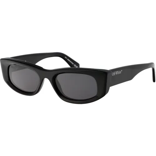 Stylische Sonnenbrille für sonnige Tage , unisex, Größe: 51 MM - Off White - Modalova