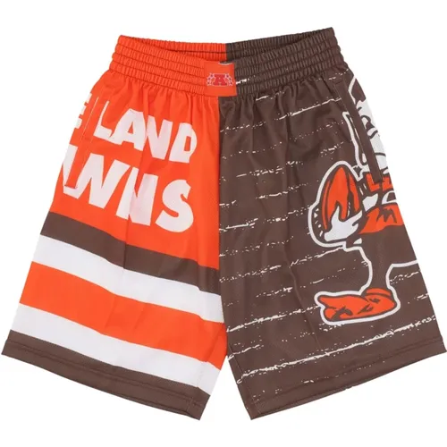 Cleveland Browns Basketball Shorts , Herren, Größe: L - Mitchell & Ness - Modalova