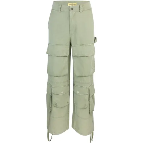 Cargo Cotton Trousers , male, Sizes: L, M - Untitled Artworks - Modalova