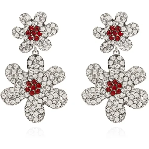 Floral motif earrings , female, Sizes: ONE SIZE - Marni - Modalova