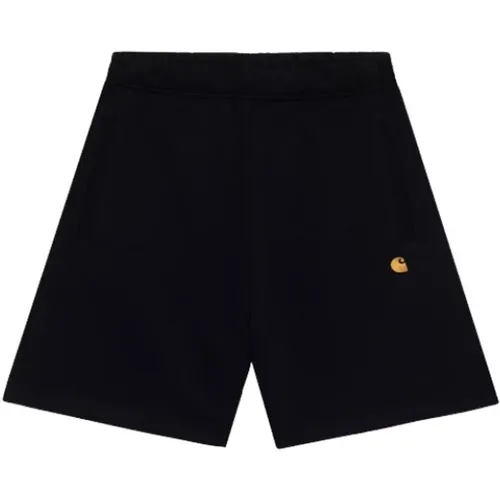 Shorts mit elastischem hohem Bund in einfarbigem Stoff , Herren, Größe: M - Carhartt WIP - Modalova