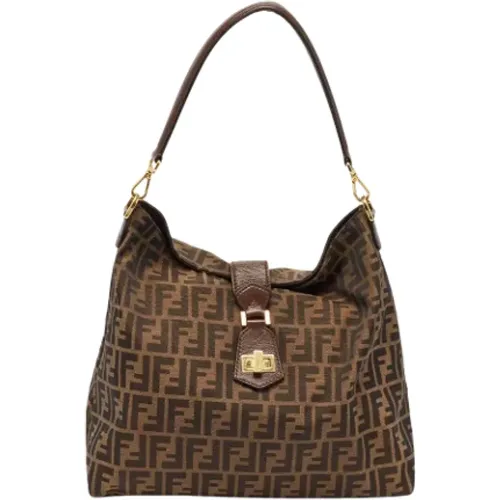 Pre-owned Canvas fendi-bags , female, Sizes: ONE SIZE - Fendi Vintage - Modalova