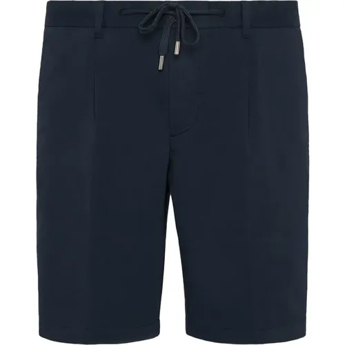 Stretch Baumwoll Sommer Bermuda Shorts , Herren, Größe: L - Boggi Milano - Modalova