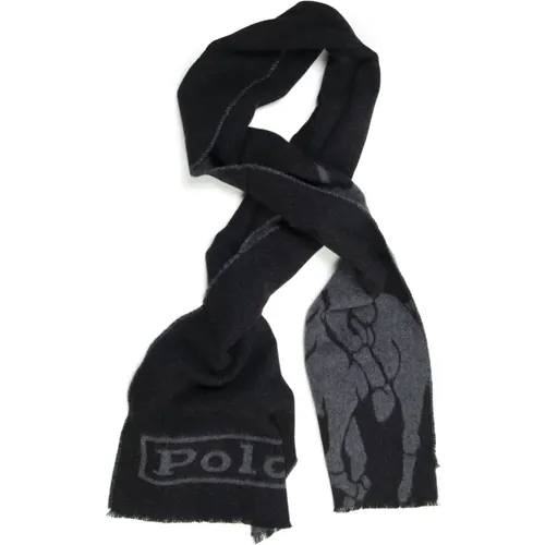 Maxi Logo Doppelseitiger Schal - Polo Ralph Lauren - Modalova