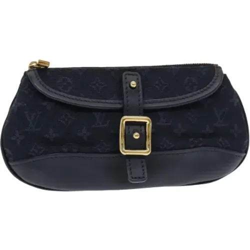 Pre-owned Canvas clutches , female, Sizes: ONE SIZE - Louis Vuitton Vintage - Modalova