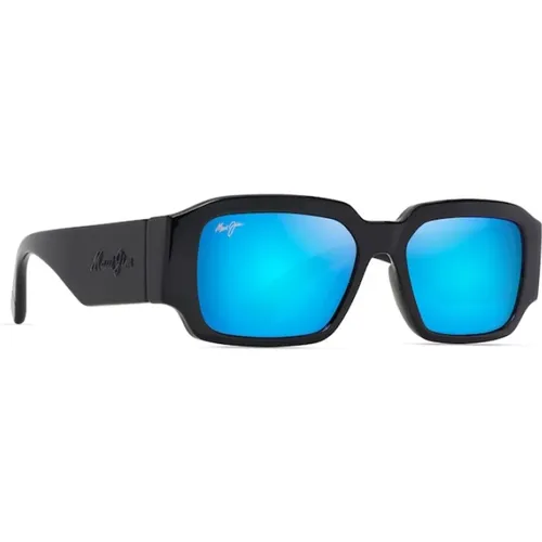 Blue Hawaii Sunglasses Rectangular , unisex, Sizes: 55 MM - Maui Jim - Modalova
