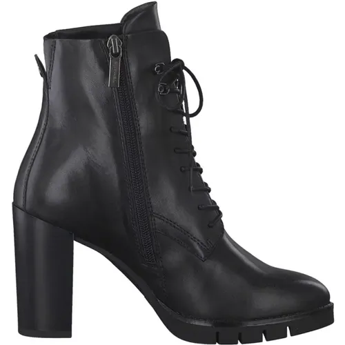 Leather Ankle Boots , female, Sizes: 3 UK - tamaris - Modalova