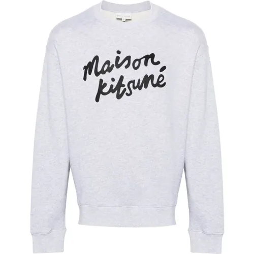 Sweatshirts , Herren, Größe: L - Maison Kitsuné - Modalova