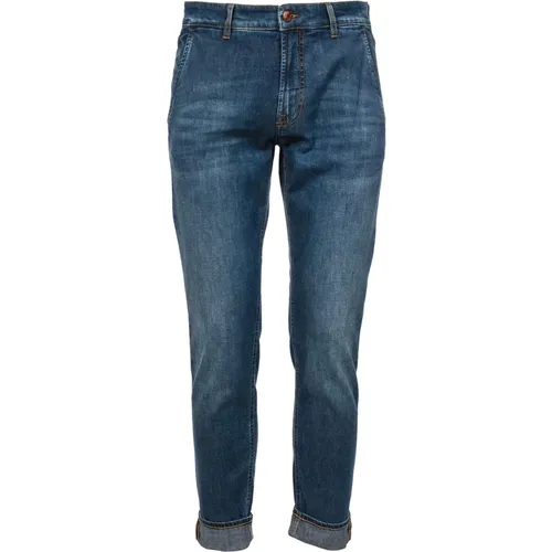 Slim-fit Jeans , male, Sizes: W40, W33, W35, W32, W30, W36, W38 - Siviglia - Modalova