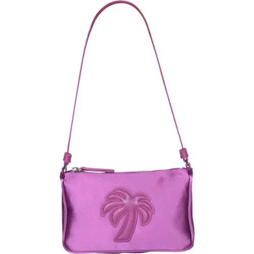Glossy Finish Single Handle Bag , female, Sizes: ONE SIZE - Palm Angels - Modalova