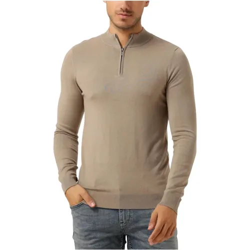 Essential Knit Halfzip Sweater , Herren, Größe: 2XL - Pure Path - Modalova