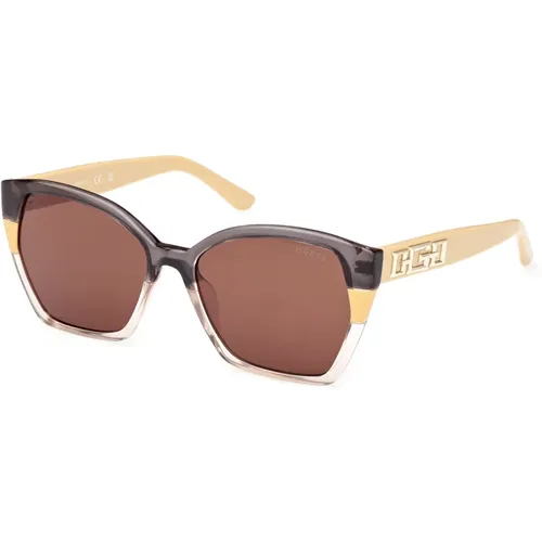 Trendy and Sophisticated Sunglasses , female, Sizes: 55 MM - Guess - Modalova