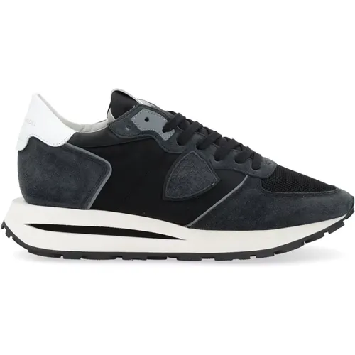 Low Top Sneakers im Tropez-Stil , Herren, Größe: 40 EU - Philippe Model - Modalova