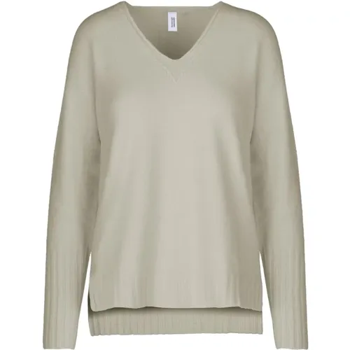Seamless V-Neck Pullover for Women , female, Sizes: M, S - BomBoogie - Modalova