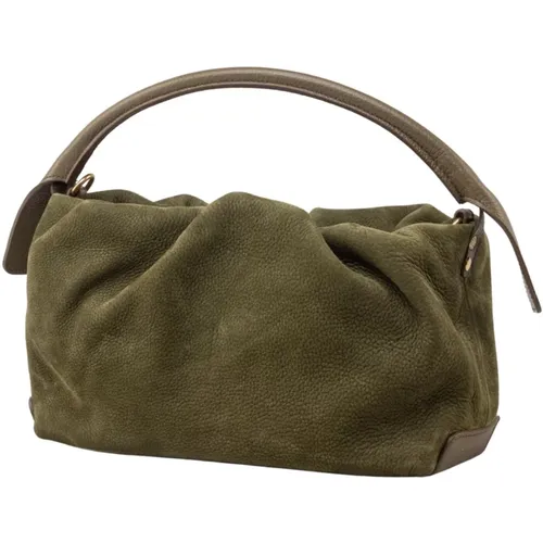 Wave Design Leather Shoulder Bag , female, Sizes: ONE SIZE - Zanellato - Modalova
