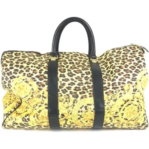 Pre-owned Leather travel-bags , female, Sizes: ONE SIZE - Versace Pre-owned - Modalova