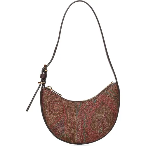 Braune Schultertasche Eleganter Mini-Stil - ETRO - Modalova