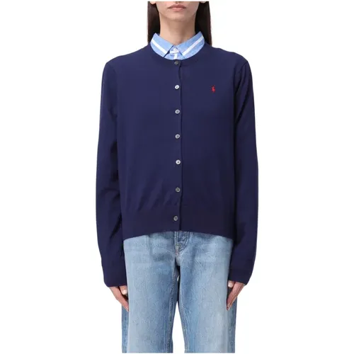 Classic Cardigan Sweater , female, Sizes: L - Polo Ralph Lauren - Modalova